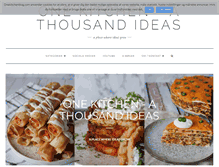 Tablet Screenshot of onekitchenblog.com